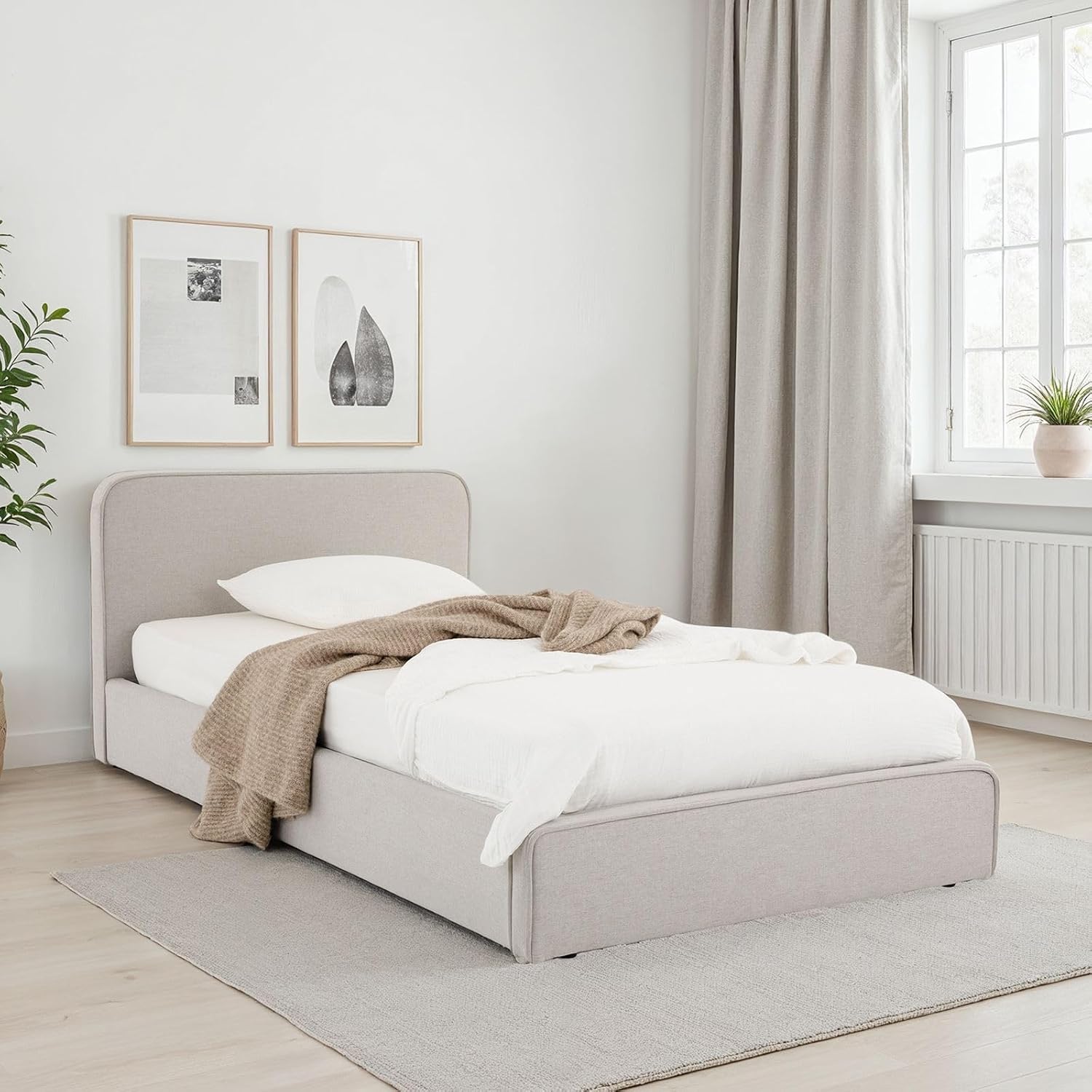 Marini 90x200-as szövetes ágykeret